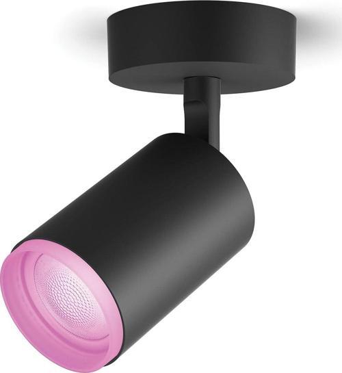 Hue Fugato Single Spot Lamba, Akıllı Led Ampul Ile, Siyah, 1X5.7W 230V