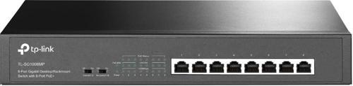 Tl-Sg1008Mp, 8-Port Gigabit Desktop/Rackmount Switch With 8-Port Poe+