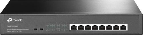 Tl-Sg1008Mp, 8-Port Gigabit Desktop/Rackmount Switch With 8-Port Poe+