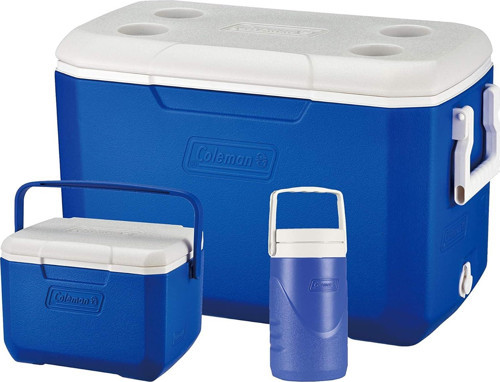 Cooler Box Combo 3'Lü Set, Poly-Lite 48Qt + Performance Serisi 6 Kişilik Cooler, 0,5 Litre S