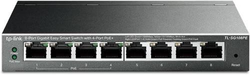 Tl-Sg108Pe, 8 Port Gigabit / 4 Port Poe Smart Switch
