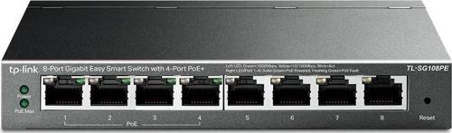 Tl-Sg108Pe, 8 Port Gigabit / 4 Port Poe Smart Switch