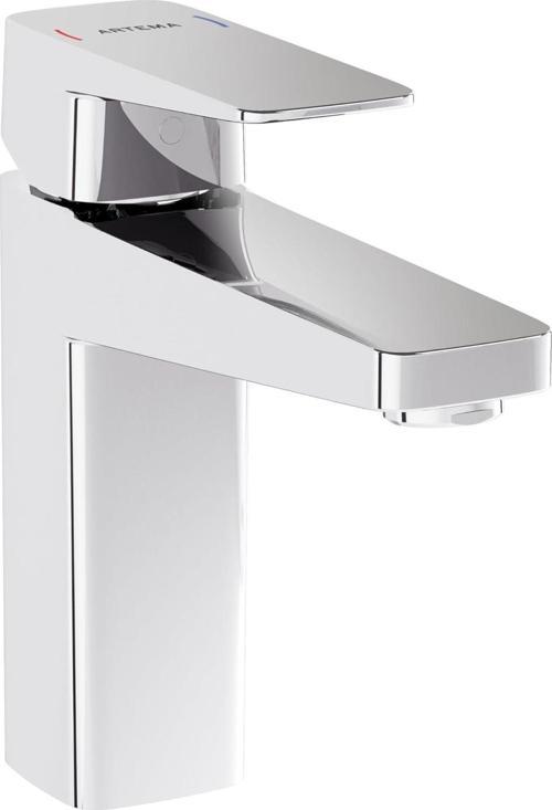 Vitra Root Square A42731Enr Blueco Yüksek Lavabo Bataryası, Krom