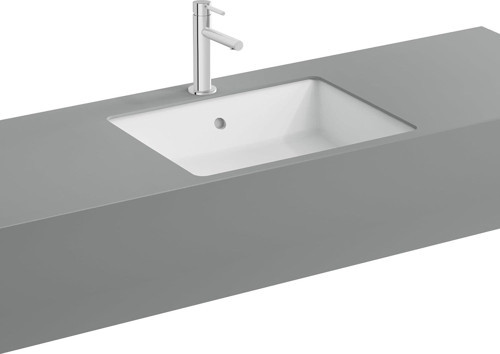 Nuo 7436B003-1082 Dikdörtgen Tezgah Altı Lavabo 50 Cm Beyaz