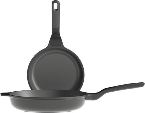 Leo Stone Yapışmaz Alüminyum Döküm 2 Li Kızartma Tavası Seti (24 Cm+28 Cm)