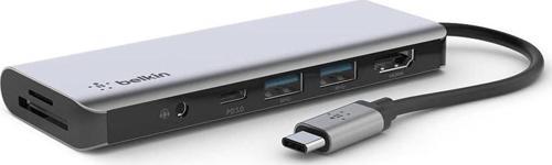 7'Si 1 Arada Çok Bağlantı Noktalı Usb C Hub (4K Hdmi, Usb-C, 2 X Usb A, 3,5 Mm Ses, Sd 3.0 Yu