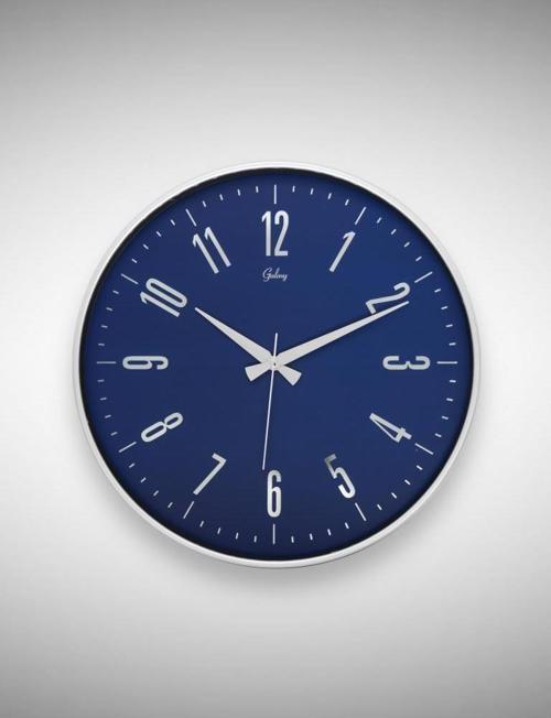 717-G-1 Serisi Eskitme Metal Görünümlü Sessiz Akar Modern Duvar Saati 40 cm