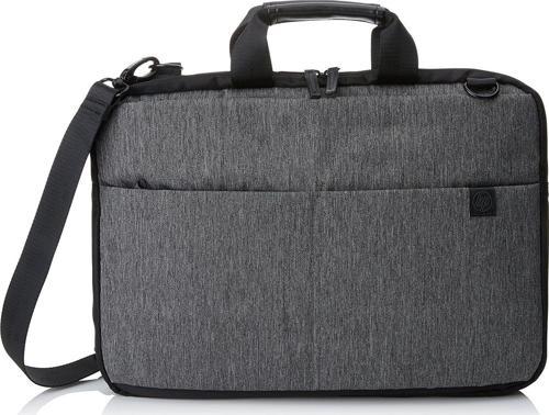 Signature 15.6 Inç İnce Üstten Beslemeli Taşınabilir Bilgisayar Çantası, Gri & Siyah