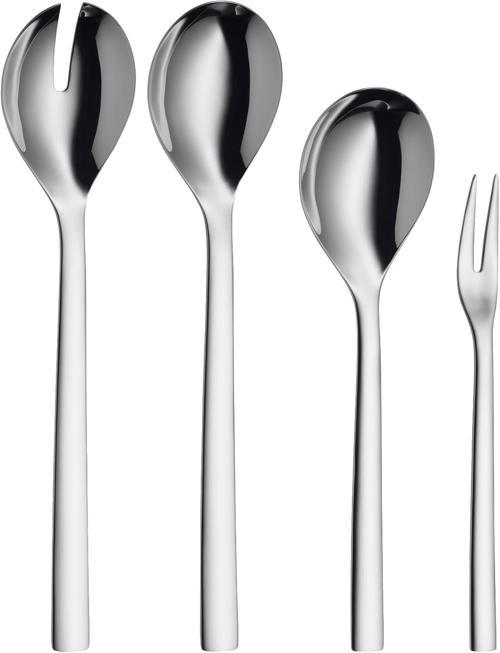 Nuova Çelik 4'Lü Salata Servis Seti