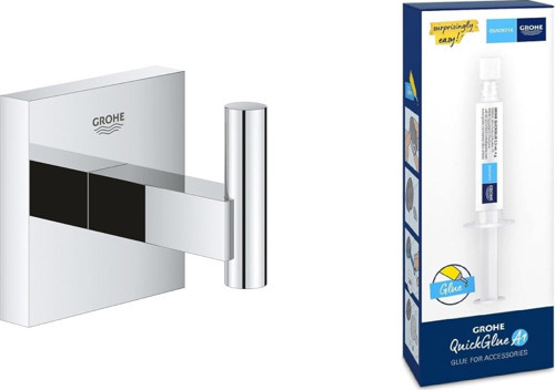 Start Cube Quickfix Bornoz Askısı + Quickglue A1 Yapıştırıcı Seti