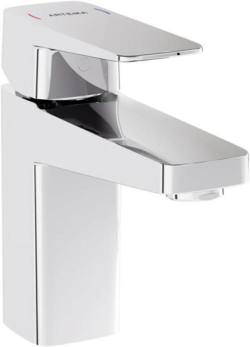 Vitra Root Square A42732 Lavabo Bataryası, Krom