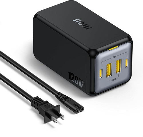 Magcube 4 Portlu Masaüstü Usb Şarj İstasyonu, Gan+ 120W Hızlı Şarj Cihazı