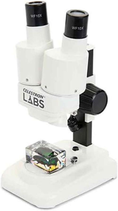 Labs - Binoküler Stereo Mikroskop - 20X Büyütme - Üst Led Aydınlatması - 2 Numun