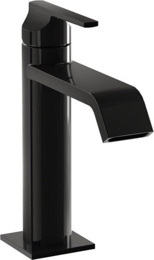Suit A4281639 Lavabo Bataryası, Üstten Kumandalı, Parlak Siyah