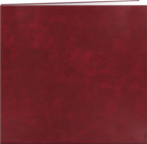 Photo Albums Leatherette Post Bound 12"X12"-Burgundy