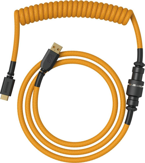 Coiled Keyboard Cable – Coiled Usb C Cable Artisan Braided Cables For Mechanical Gaming Key