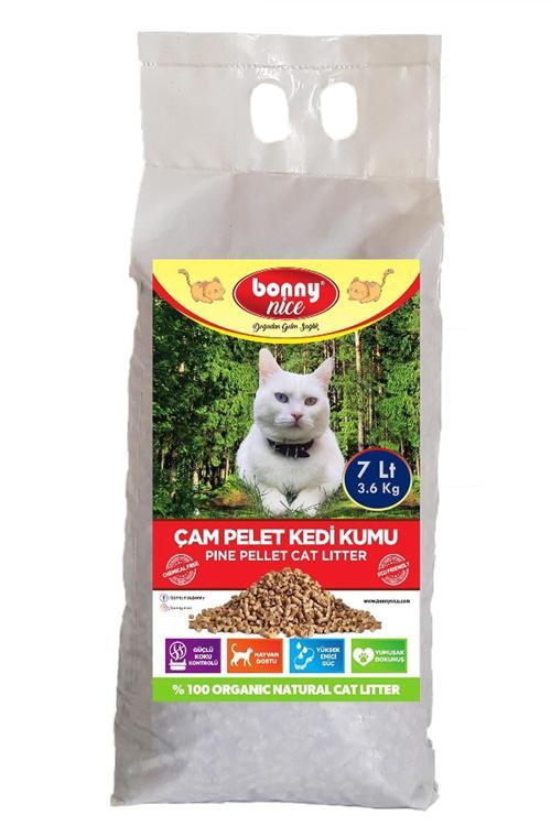 Doğal Çam Peleti Kedi Kumu 3.6 Kg 7 Lt