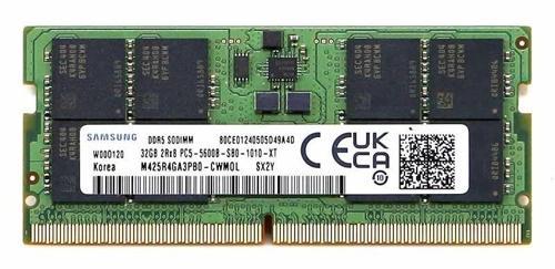 Samso5600/32, 32gb, Ddr5, 5600mhz,  Cl46, 1.1v Notebook Ram (m425r4ga3bb0-cww0l)