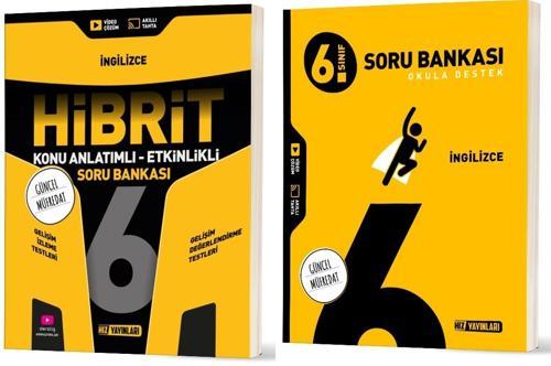 Hız 2026 6. Sınıf İngilizce Soru + Hibrit - Konu Seti 2 Kitap