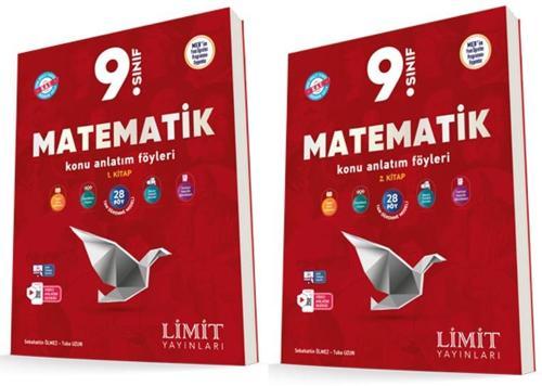 Limit 2025 9. Sınıf Matematik 1. Kitap Ve 2. Kitap Kaf Seti 2 Kitap Güncel Müfredat