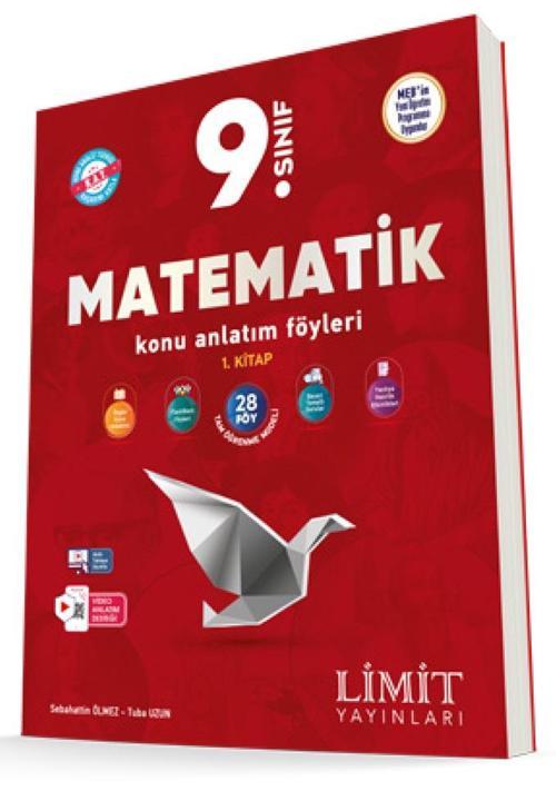 Limit 2025 9. Sınıf Matematik Konu Anlatım Föyleri 1. Kitap Güncel Müfredat