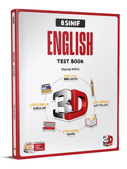3D 2025 8. Sınıf Lgs İngilizce Soru Bankası