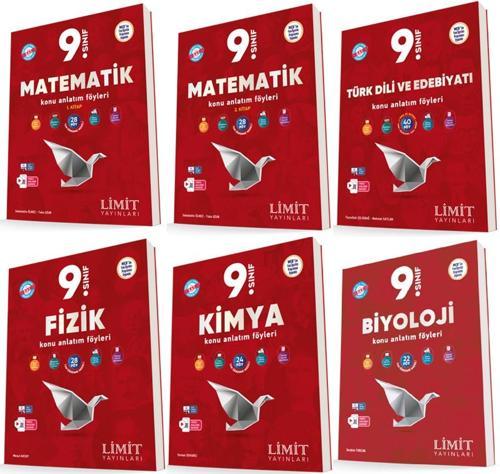 Limit 2025 9. Sınıf Sayısal Konu Anlatım Föyleri Seti 6 Kitap Güncel Müfredat