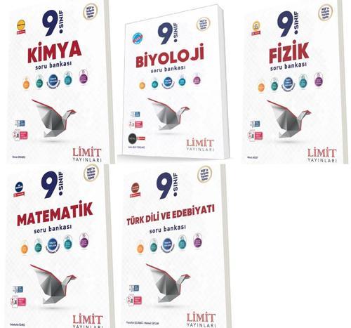 Limit 2025 9. Sınıf Sayısal Soru Bankası Seti 5 Kitap Güncel Müfredat