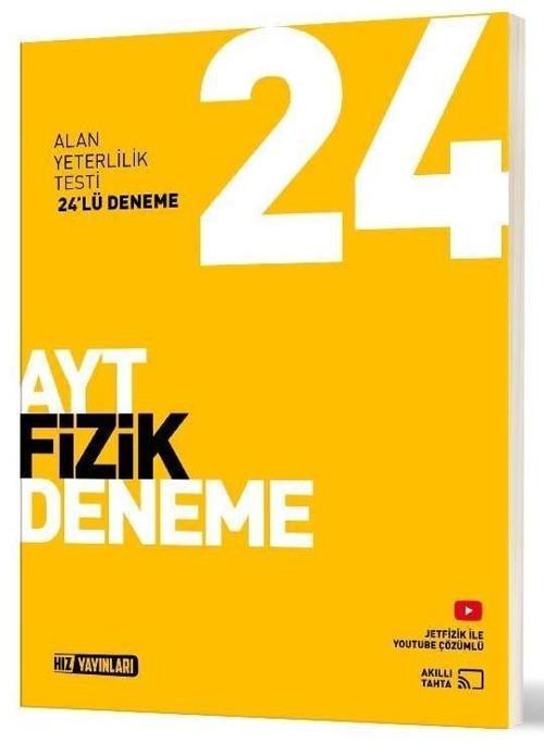 Hız Yayınları 2025 Ayt Fizik 24 Lü Deneme