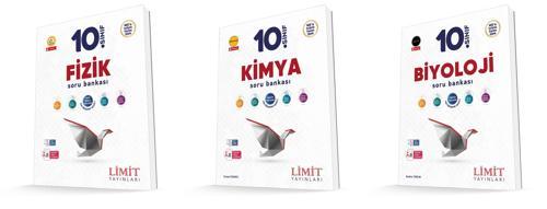 Limit 2026 10. Sınıf Fizik + Kimya + Biyoloji Soru Seti 3 Kitap Güncel Müfredat