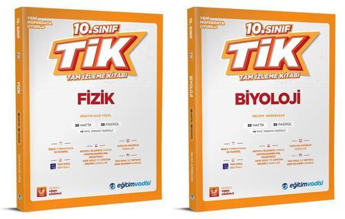 Eğitim Vadisi 2026 10. Sınıf Fizik + Biyoloji Tam İzleme Kitabı Seti 2 Kitap