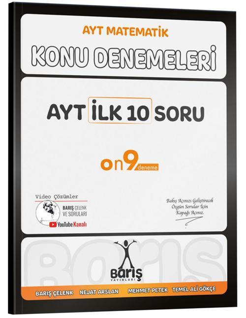 Barış Yayınları 2025 Ayt İlk 10 Soru Konu Denemeleri