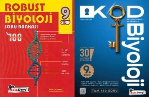 Kafa Dengi 2026 9. Sınıf Kod Haftalık Süreç Biyoloji + Biyoloji Soru 2 Kitap