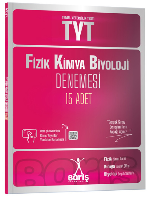 Barış Yayınları 2025 Tyt Fizik Kimya Biyoloji Fkb Denemesi 15 Adet