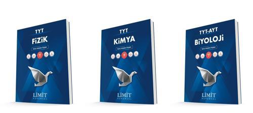 Limit Kurumsal Tyt Fizik + Kimya + Biyoloji Konu Anlatım Föyleri Seti 3 Kitap