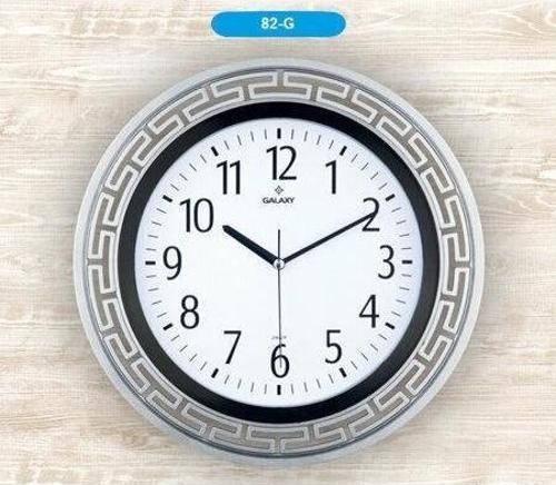 Dekoratif Kasa Sessiz Akar Mineral Cam Duvar Saati 35 cm