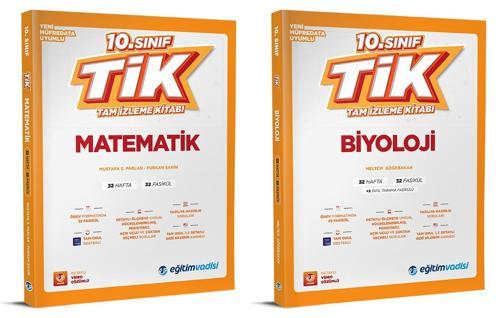 Eğitim Vadisi 2026 10. Sınıf Matematik + Biyoloji Tam İzleme Kitabı Seti 2 Kitap