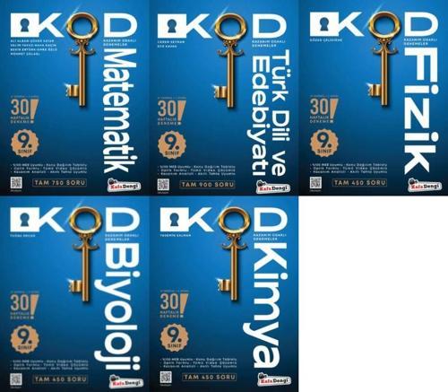 Kafa Dengi 2026 9. Sınıf Tam Set Kod Haftalık Süreç Uygulamaları Seti 5 Kitap
