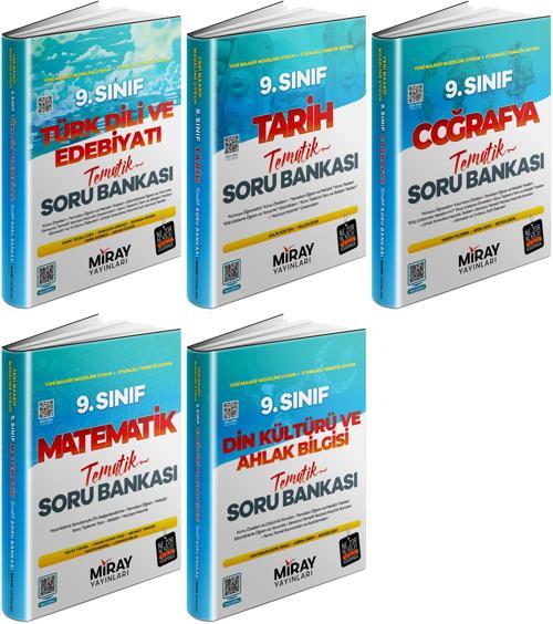 Miray 2025 9. Sınıf Eşit Ağırlık Tematik Soru Bankası 5 Kitap