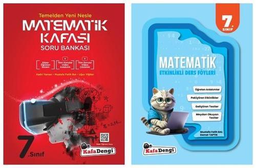 Kafadengi 2025 7. Sınıf Matematik Kafası Soru + Etkinlikli Ders Föyleri Seti 2 Kitap