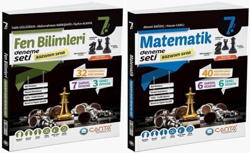 Çanta 2025 7. Sınıf Matematik + Fen Bilimleri Kazanım Sıralı Deneme Seti 2 Kitap