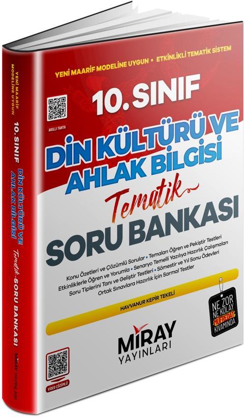 Miray 2026 10. Sınıf Din Kültürü Konu Özetli Tematik Soru Bankası