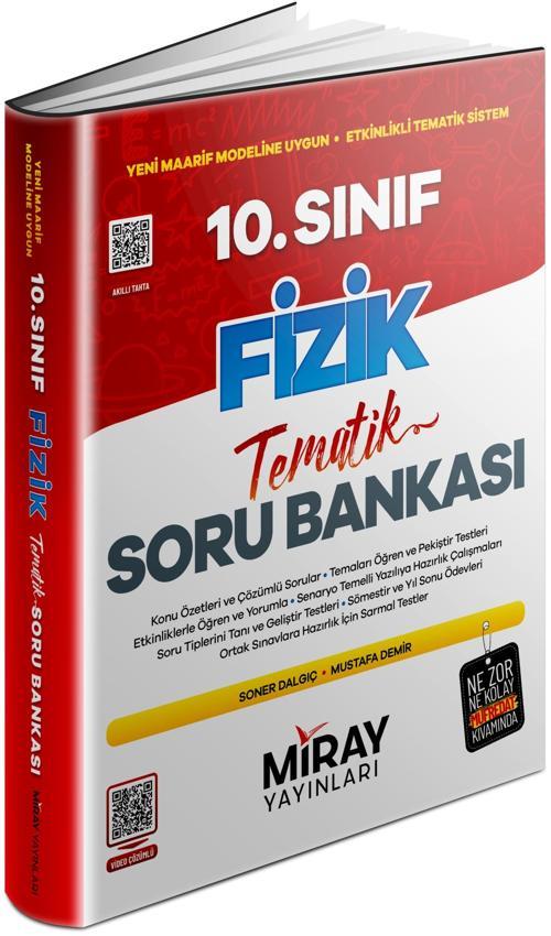 Miray 2026 10. Sınıf Fizik Konu Özetli Tematik Soru Bankası