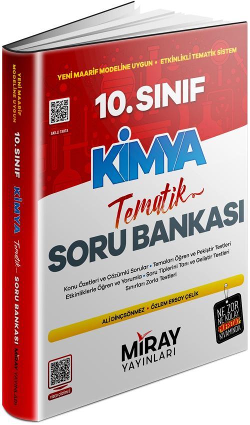 Miray 2026 10. Sınıf Kimya Konu Özetli Tematik Soru Bankası