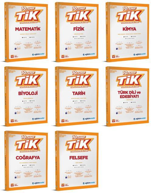 Eğitim Vadisi 2026 10. Sınıf Tik Tam İzleme Kitabı Seti Tam Set 7 Kitap