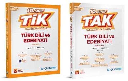 Eğitim Vadisi 2026 10. Sınıf Türk Dili Ve Edebiyatı Tak Tam Anlatım + Tam İzleme Seti 2 Kitap