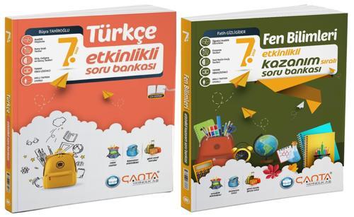 Çanta 2025 7. Sınıf Türkçe + Fen Bilimleri Etkinlikli Kazanım Soru Seti 2 Kitap