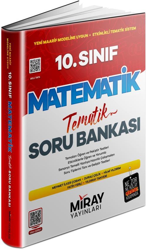 Miray 2026 10. Sınıf Matematik Tematik Soru Bankası