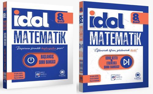 Çanta 2025 8. Sınıf İdol Matematik Başlangıç Soru Bankası + Konu Özetli Soru Seti 2 Kitap