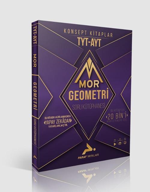 Paraf Z Takım 2025 Tyt Ayt Geometri Kenan Kara Mor Soru Bankası